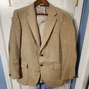 Men's Tan Wool Sports Coat